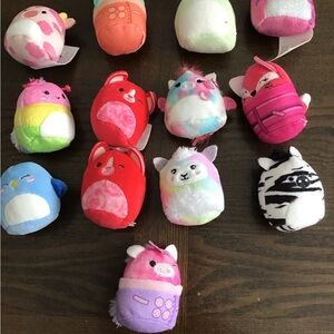 Collection of 13 Mini Squishville Squishmallows